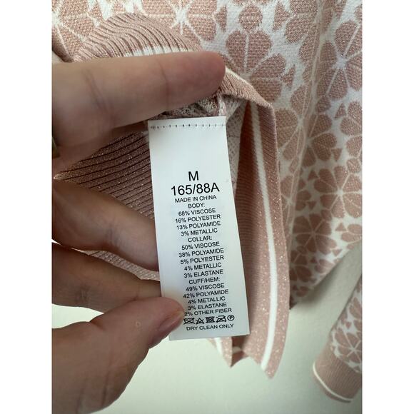 NWT Kate Spade Flower Sweater Size Medium - Picture 7 of 7